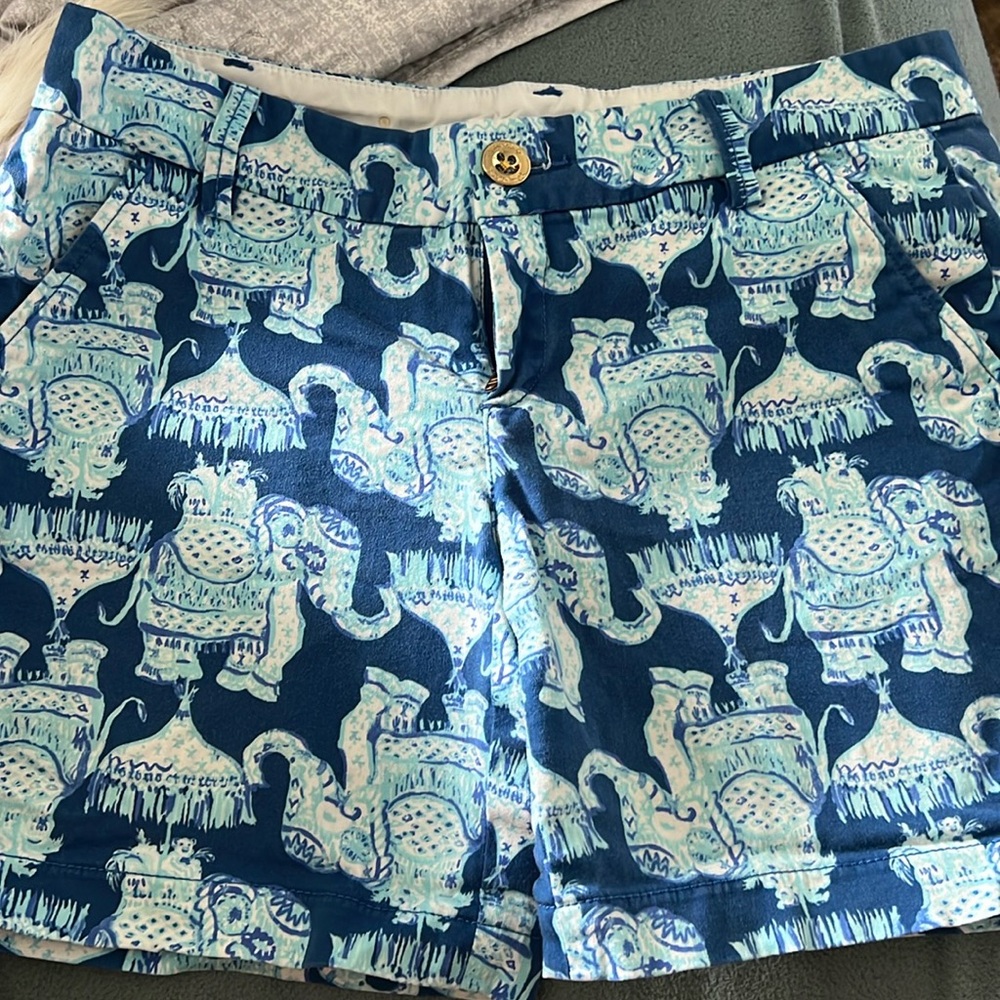 Lilly Pulitzer Jayne short elephants sz 2